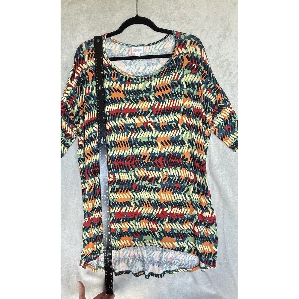 Lularoe Shirt Womens Small Irma Ladies Tunic Multi Color Loose Stretch Soft - Picture 3 of 5